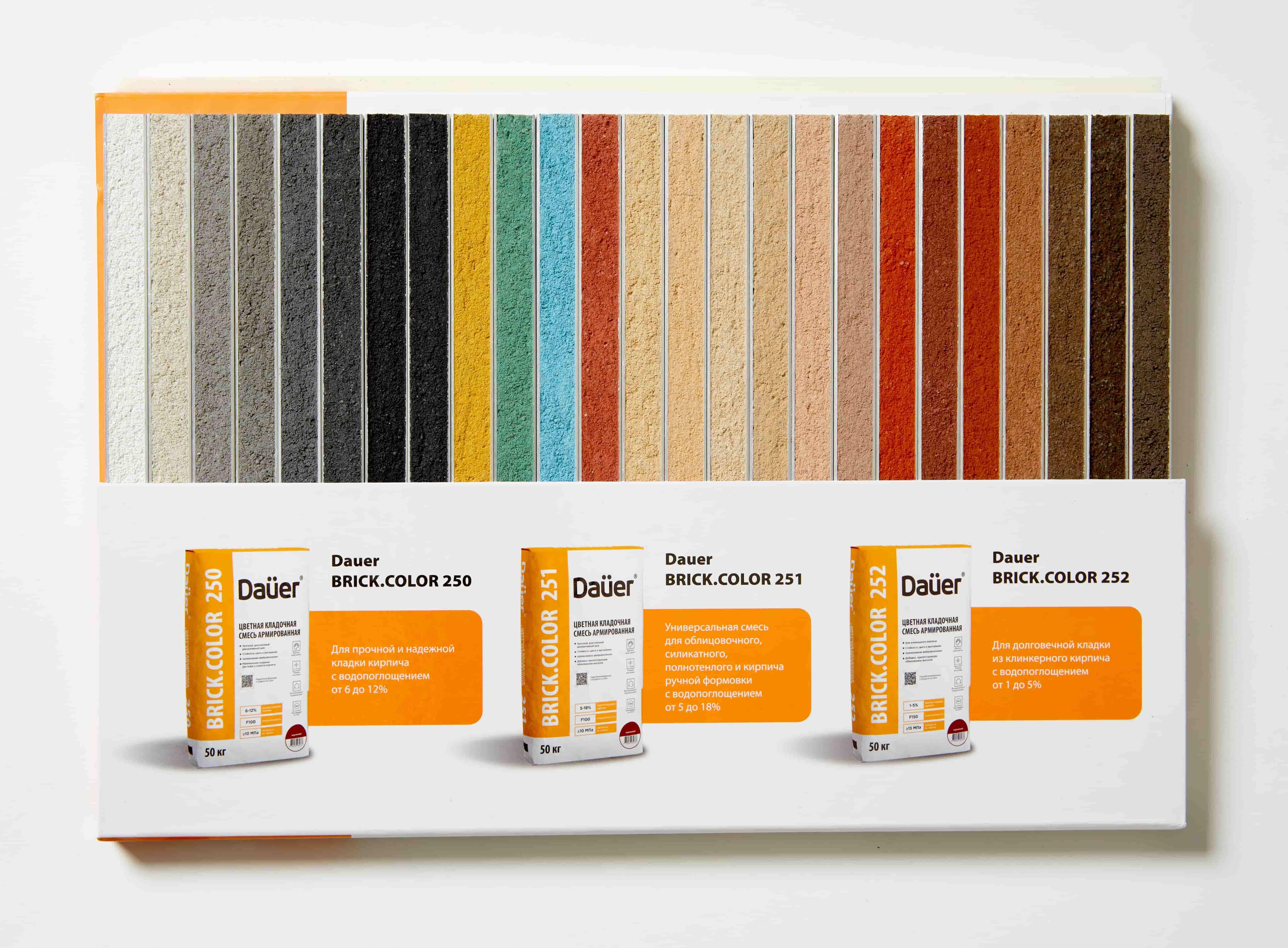 Цветная кладочная смесь армированная DAUER BRICK.COLOR 252 ультра-белый, 50 кг фото 2